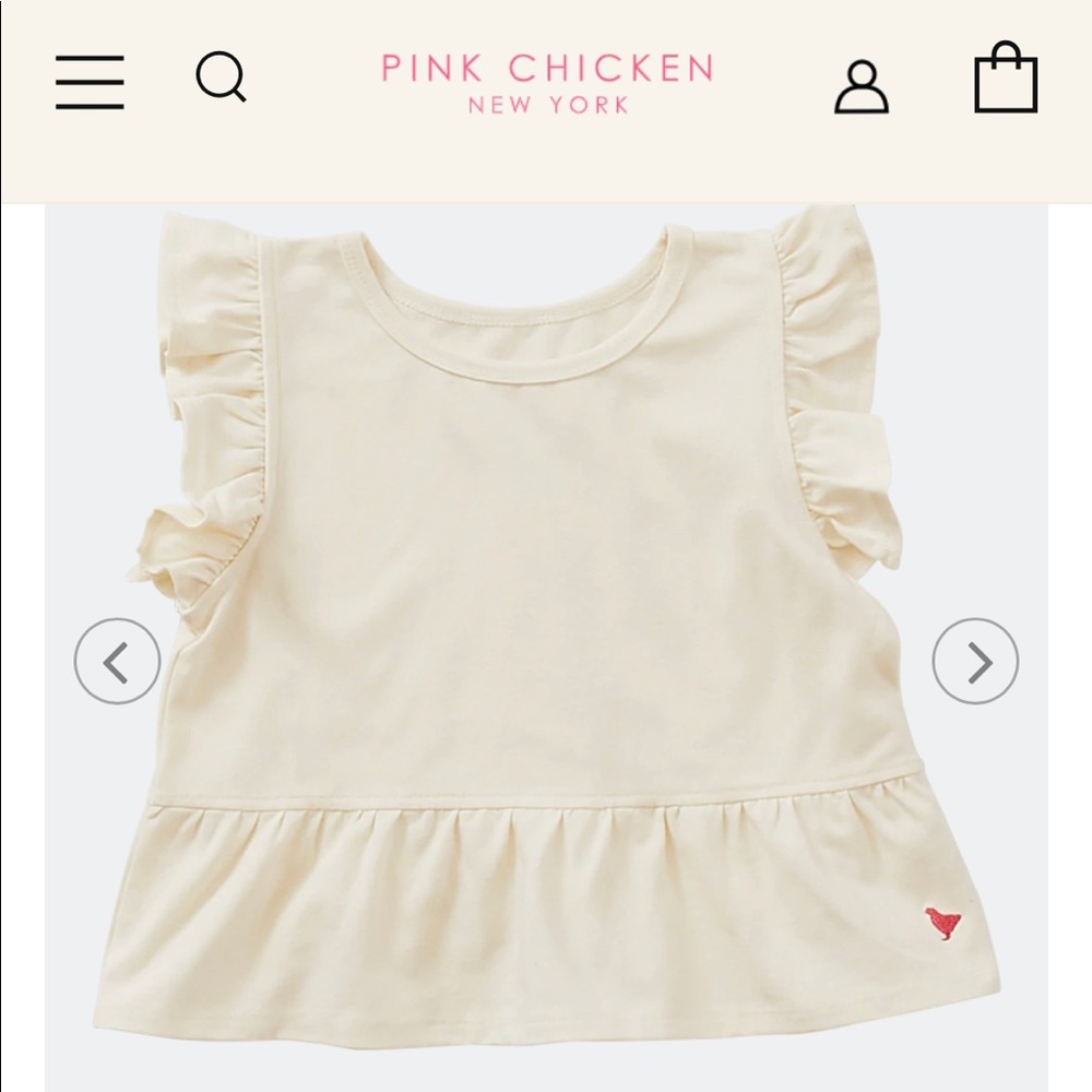 Girls organic knit top